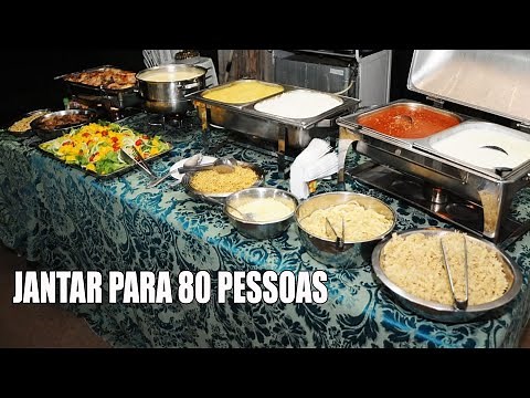 CARDÁPIO COMPLETO 80 PESSOAS - RECEITAS DA ROSA