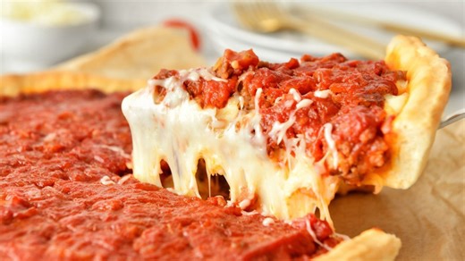 Why full fat cheese can be a problem on a Chicago-style deep dish pizza