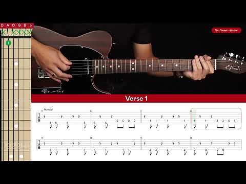 Too Sweet Guitar Cover Hozier 🎸|Tabs + Chords|