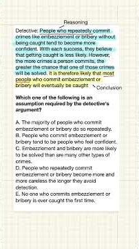 Find the Missing Link: LSAT Necessary Assumption Explained