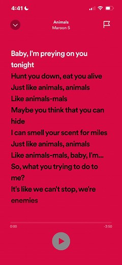 Animals by Maroon 5 - Lyrics and Music Video