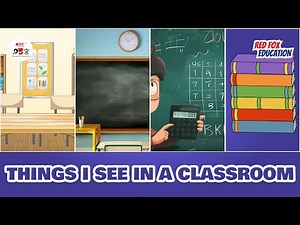 English Quiz for Kids – Guess the Classroom Objects | Red Fox Education
