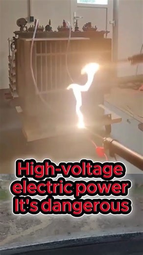High Voltage Electricity in Slow Motion Is Insane #transformer #arcing #shocking