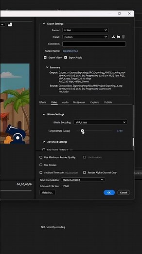 How to Adjust Bitrate for Video Quality in Adobe Media Encoder | After Effects Export Guide