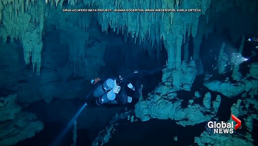 World’s longest underwater cave found in Mexico