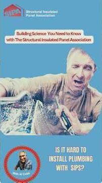 Is installing plumbing with SIPs easy or difficult? #buildingscience #plumbing #sips