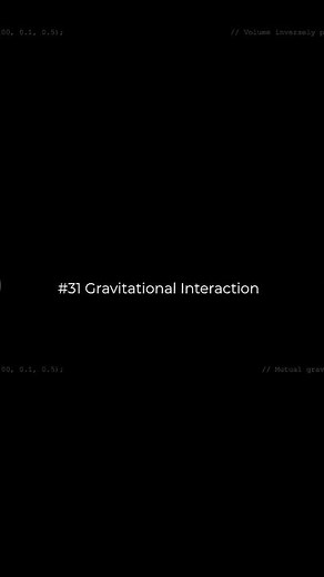 #31 Gravitational Interaction #generativeart #smartphone #p5js