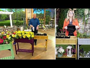 Vegtrug 4 Pocket Slimline Cedar Herb Garden Planter on QVC