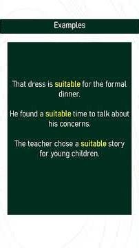 suitable # Expand Your English Vocabulary