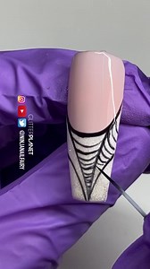 71K views · 1.2K reactions | ️ Spider Web French Gel nail tutorial ️ #nailclub #nailtoinspire #nailtutorialsforbeginners #nailglam #glitter #nailtutorial #nailtechuk #frenchnails #gelnailsart #gelnailsaddict #frenchmanicure #glitterplanetuk #nailtutorialvideo #nailtutorialclips #nailmagazine #nailmate | Glitter Planet | Facebook