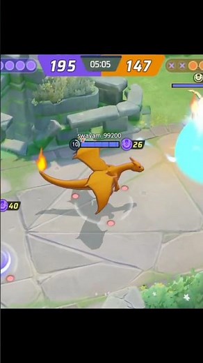 mega charizard y pokemon unite #shortfeed #pokemonunite