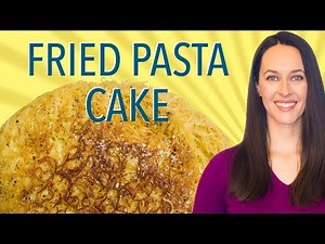 Fried Pasta Recipe Demo - What To Do With Leftover Pasta, Spaghetti or Capellini