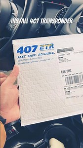 #canada #automobile #canadain #car #life #407 #installation #transponder #easy #hacks #jugad