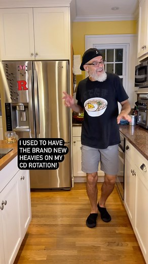 The @jane.tza concert was postponed due to ⛈️. The new date is on 8/23 which, unfortunately, is the same day we’re supposed to see the @junglebrothers4life in Central Park! @thebrandnewheavies_ #dancing #dancinginmykitchen | Bearded Boomer