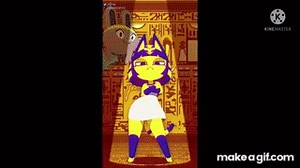 Ankha Dance Clean Version FULL VERSION (*I do not own animal crossing*) on Make a GIF