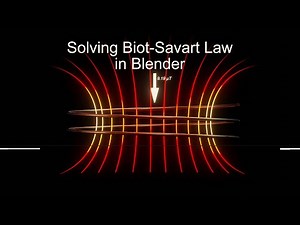 Solving Biot Savart Law In Blender - Spiral Coil