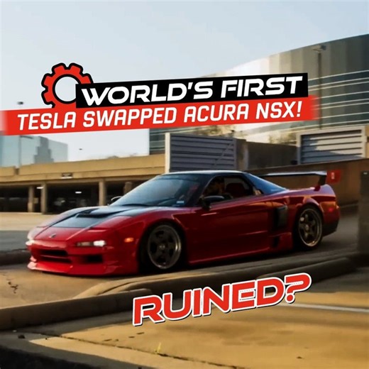 53K views · 575 reactions | Mind-Blowing Tesla Engine Swap: Acura NSX Upgrade | Rich Rebuilds | Facebook