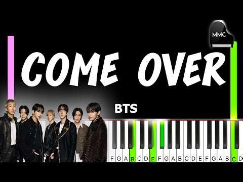 Come Over by BTS (Prod. Suga | Arirang Hidden Track) piano cover/tutorial + sheet music + lyrics