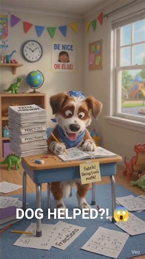 Dog Eats Homework Part 2 😂🐶 | Funny Animal Cartoon Shorts