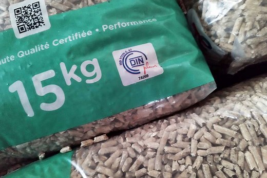 Quel est le prix d'un sac de pellets de 15 kg aujourd'hui ?