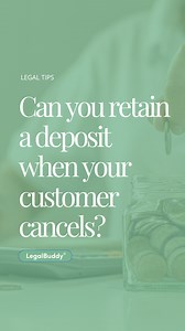 Here is what the government website says: If a contract is cancelled “the business is generally only entitled to keep or receive an amount sufficient to cover their actual losses that directly result from the cancellation (eg. costs already incurred or loss of profit). Businesses must take reasonable steps to reduce their losses (eg. by re-selling the goods or services). Non-refundable deposits should only be a small percentage of the total price. Cancellation charges must be a genuine estimate 