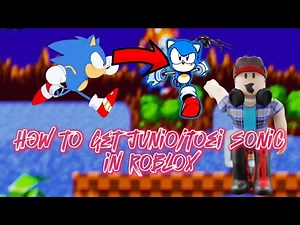 How to get Junio/toei sonic in Roblox as your avatar 🔵🦔