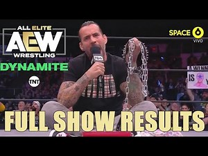 CM Punk vs MJF Dog Collar Match at Revolution | AEW Dynamite Highlights