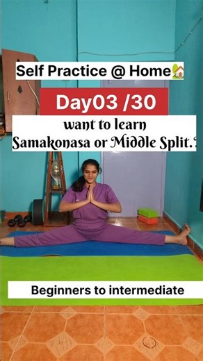 How to do middle split.? #shorts #split