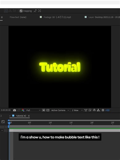 Awan on Instagram: "Quick tutorial #2 no plugin (text buble) on after effect. (Dm me if you guys need some tutorial next) #adobe #aftereffect #tutorial #bubletext"