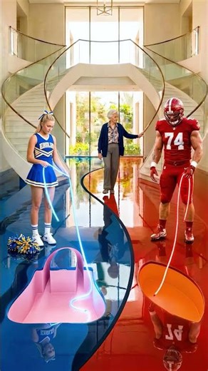 Liquid Floor Battle: Red vs Blue! 🔴🔵🌊