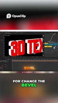 3D Text Animation - Master Extrusion & Bevel Styles! After Effects Tutorial