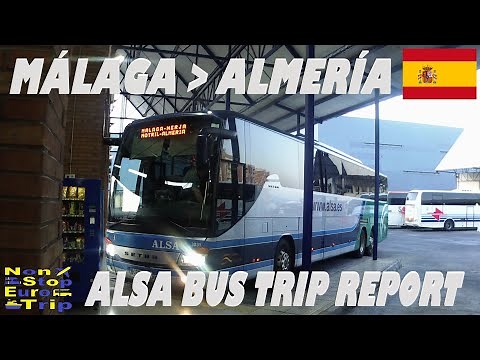 ALSA BUS / MALAGA - ALMERIA / SPANISH BUS TRIP REPORT