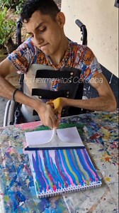 96K views · 4.2K reactions | Ideas fáciles de pintura abstracta | Los hermanitos Córdoba | Facebook