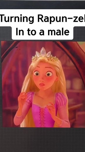 Male Rapunzel Transformation: Drawing Disney Characters