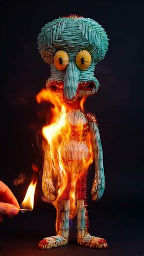 1 match vs Squidward Tentacles Fire ASMR