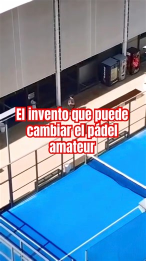 Este invento podría llegar a todos los clubes de pádel del mundo 😮#padel #padelvideos #padelskills