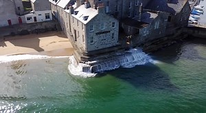 Beautiful aerial image of one of Lerwick's most famous and photographed tourist spots. | Shetland