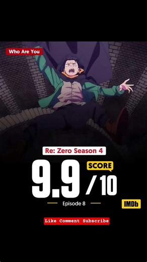Re:ZERO Season 4 Ep 8 hits a 9.9/10 on IMDb! 🏆 The highest rated episode EVER! #ReZero #Anime