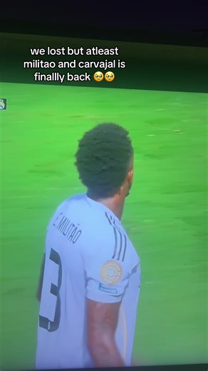 Regreso de Militao y Carvajal al Real Madrid