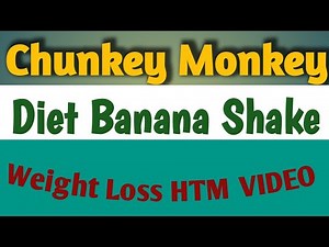 How To Make Chunky Monkey Peanut Butter Banana Milkshake|