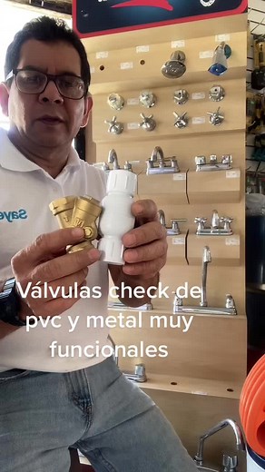Válvula check de pvc y de metal muy funcionales