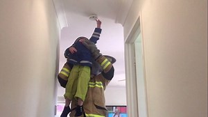 How often do you show your kids how to test smoke alarms? Involve the youngest members of your family these school holidays and teach them why it’s vital to have working smoking alarms. Share your tips and pics of your #JuniorFirefighter with us. We’d love to know how you get your kids involved in fire safety activities. #blazersbrigade #schoolsout #schoolholidays | Queensland Fire Department