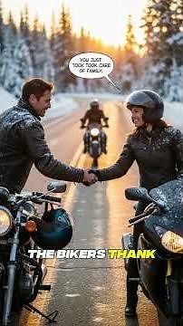 Kind Old Lady Shelters 15 Hells Angels During a Snowstorm — Next Day 100 Bikes Line Up at Her Door