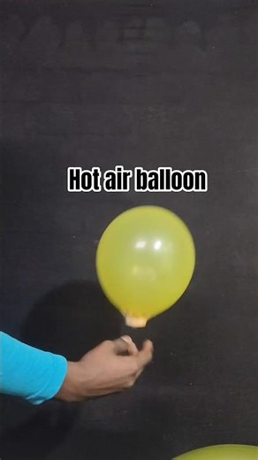 hot air balloon 🎈 #experiment #technology #shorts