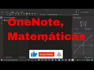 Herramientas matemáticas en OneNote