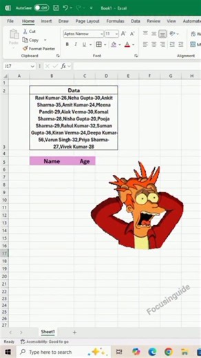 Focusinguide on Instagram: "Excel TEXTSPLIT Formula 🔥 | Split Text Instantly in Excel | Excel Tips & Tricks #focusinguide #Excel #ExcelTips #ExcelShorts #TextSplit #ExcelFormula #LearnExcel #ExcelTutorial #ExcelTricks #DataAnalysis #ExcelForBeginners"