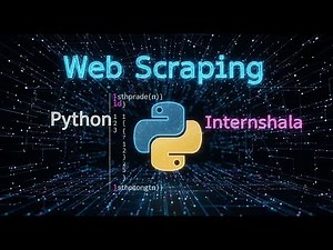 Python Web Scraping Project - Internshala Demo #webscraping #internshala #learning #python