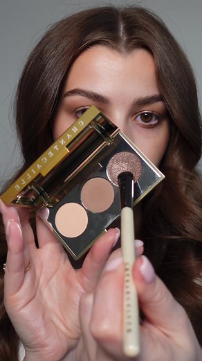 "A full face of @chantecaille wearing their new limited-edition makeup...