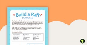 Gingerbread STEM Investigation - Build A Gingerbread Boat