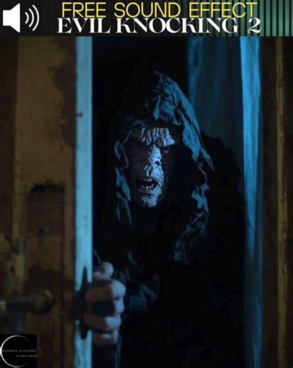 EVIL KNOCKING HORROR SOUND EFFECT 2 #horror #freesoundeffects #darksound #horrorstories #scarysounds